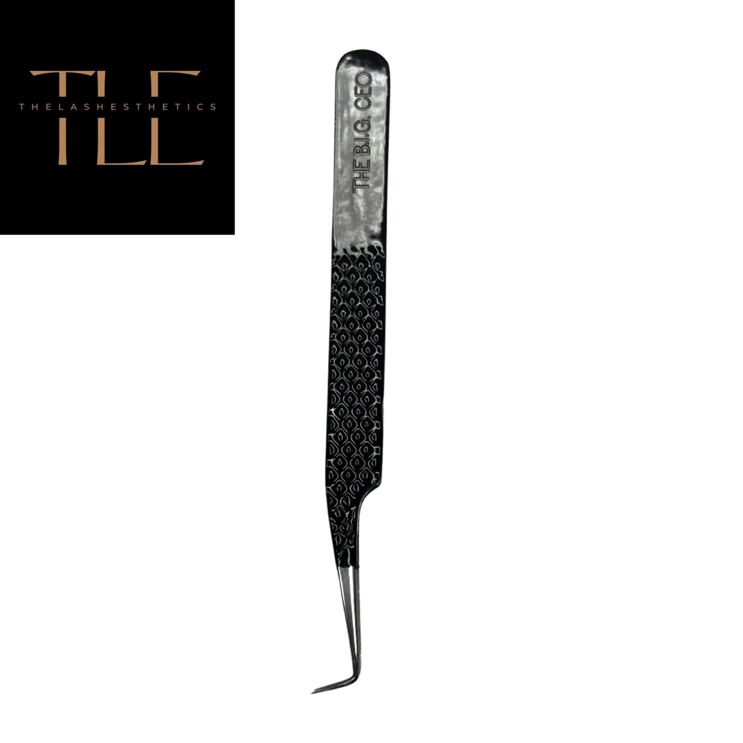 90 degree, Fiberfluff , Volume Tweezer, Fiber Tip