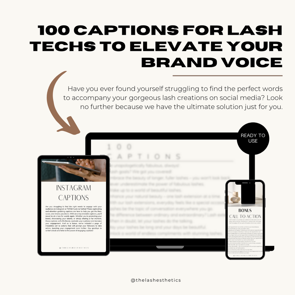 100 On Brand Lash Artist Captions