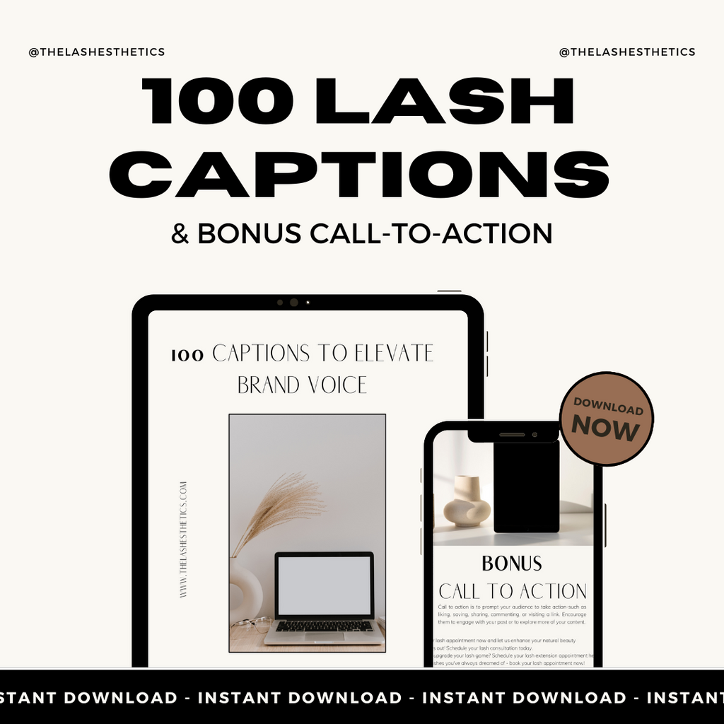 100 On Brand Lash Artist Captions