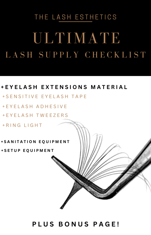 THE ULTIMATE Lash Supply list